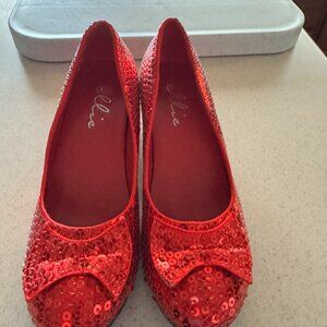 Size 6 Ruby Slippers for Dorothy.  Wizard of Oz